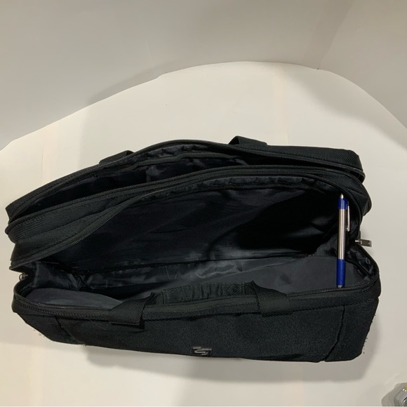 Mens Gray Solo Padded Laptop Computer Carrying Case Tote - Picture 7 of 9